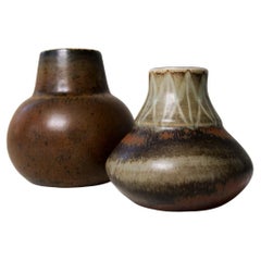 Collection of Unique Ceramic Vases by Carl Harry Stålhane Rörstrand Sweden, 1950