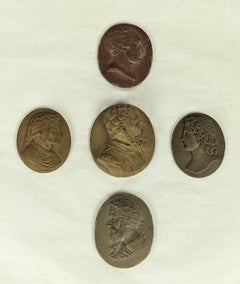 Collection of Unmounted 19th Century Lava Cameos