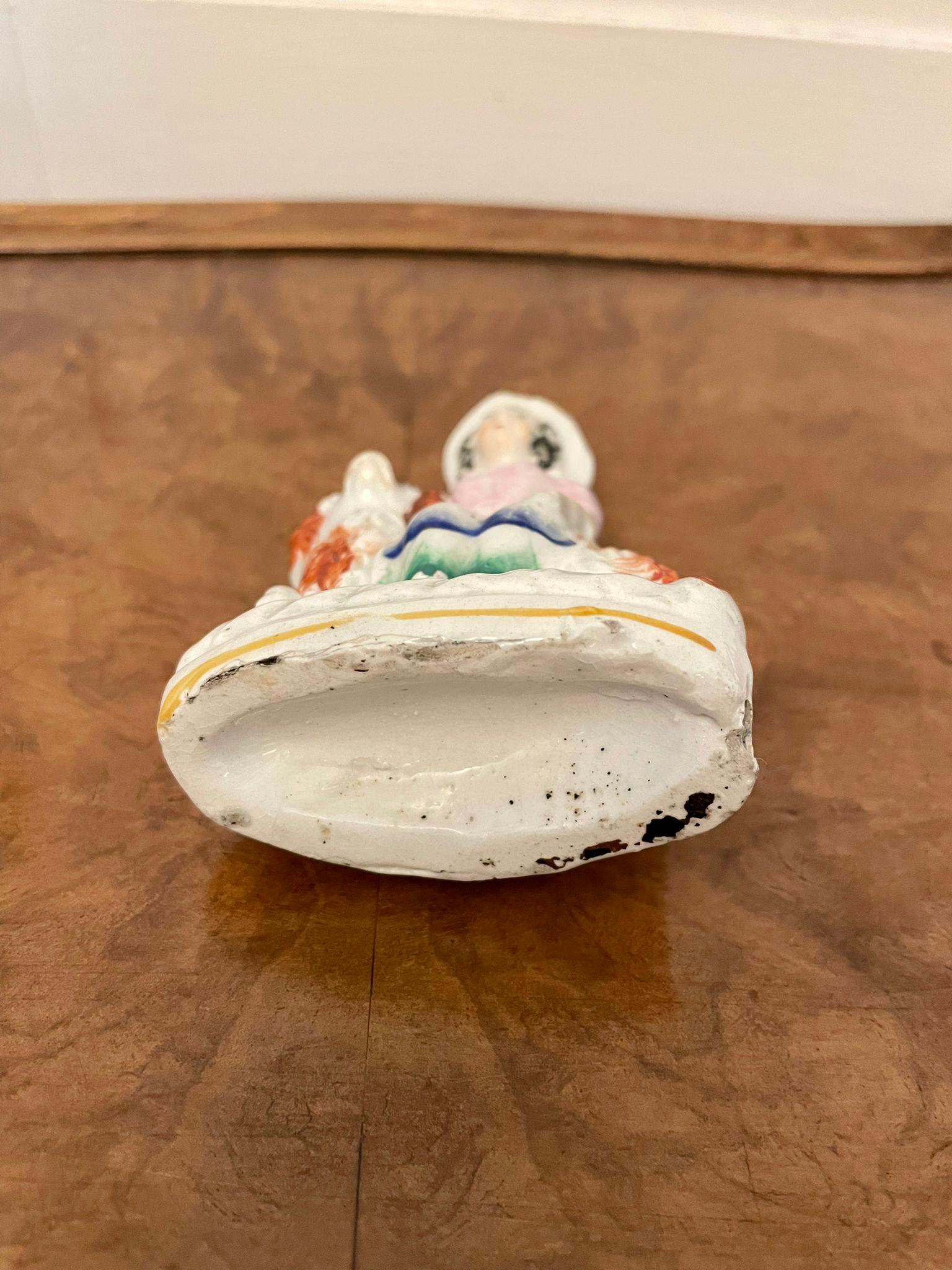 Collection of unusual antique Victorian 19th Century Staffordshire dogs having five unusual miniature King Charles spaniels.

In lovely original condition 

Set of 5

Dimensions  H x W x D in cms

10.5 x12.5 x 5
11 x 7.5 x 5
10.5 x 6 x 3
9 x 6.5 x