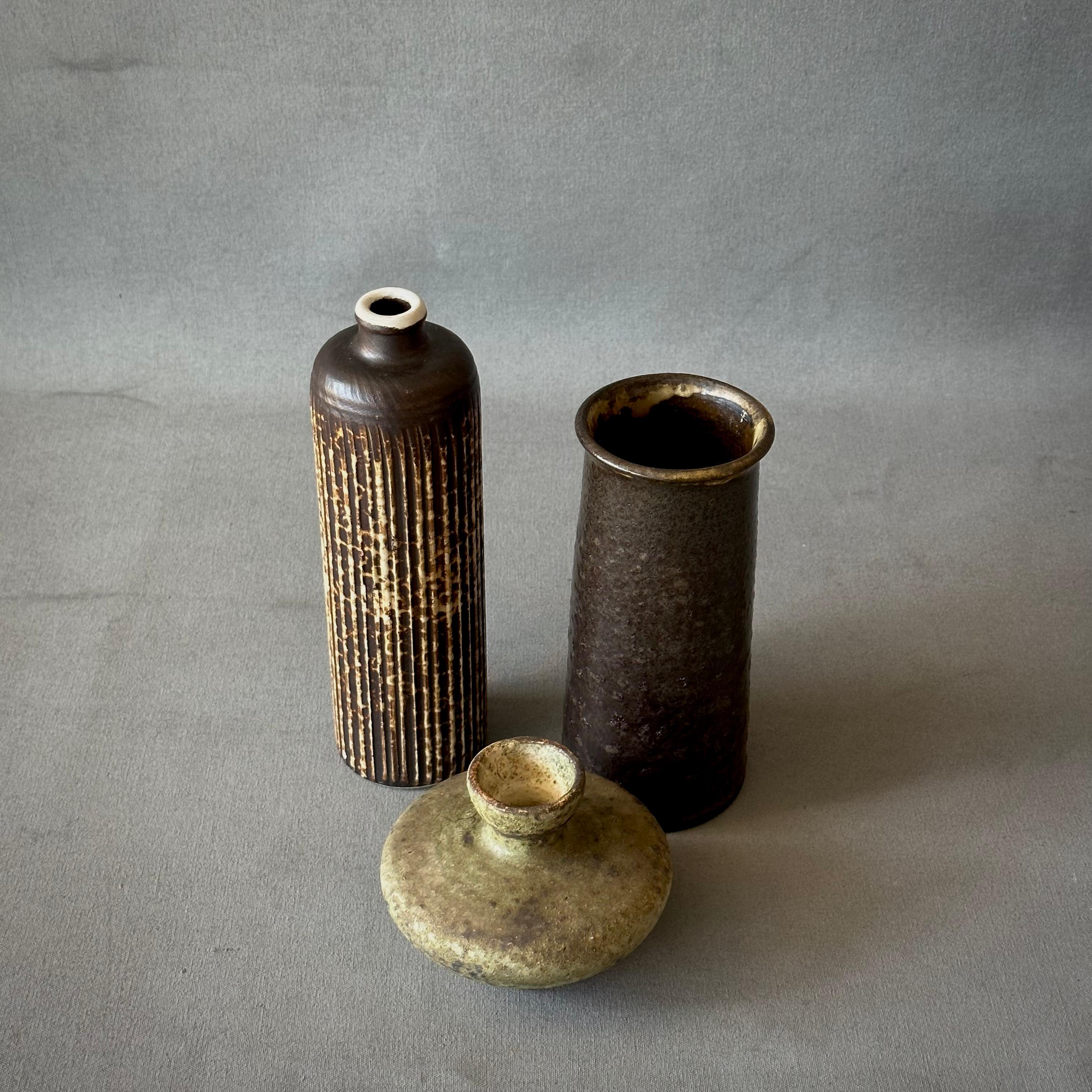 Hand-Crafted Collection of Vases For Sale