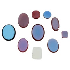 The Collective of Victorian Manner Carved Agate Intaglios (Collection d'intailles en agate sculptées de style victorien)