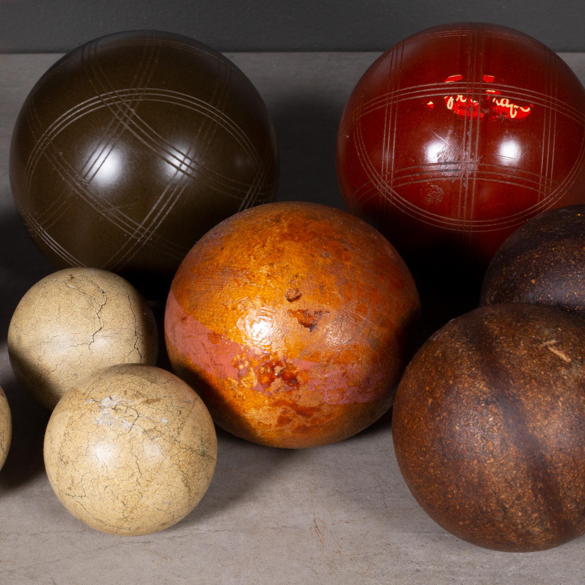 Mid-Century Modern Collection of Vintage Bocci and Croquet Balls c.1970-(FREE SHIPPING) For Sale