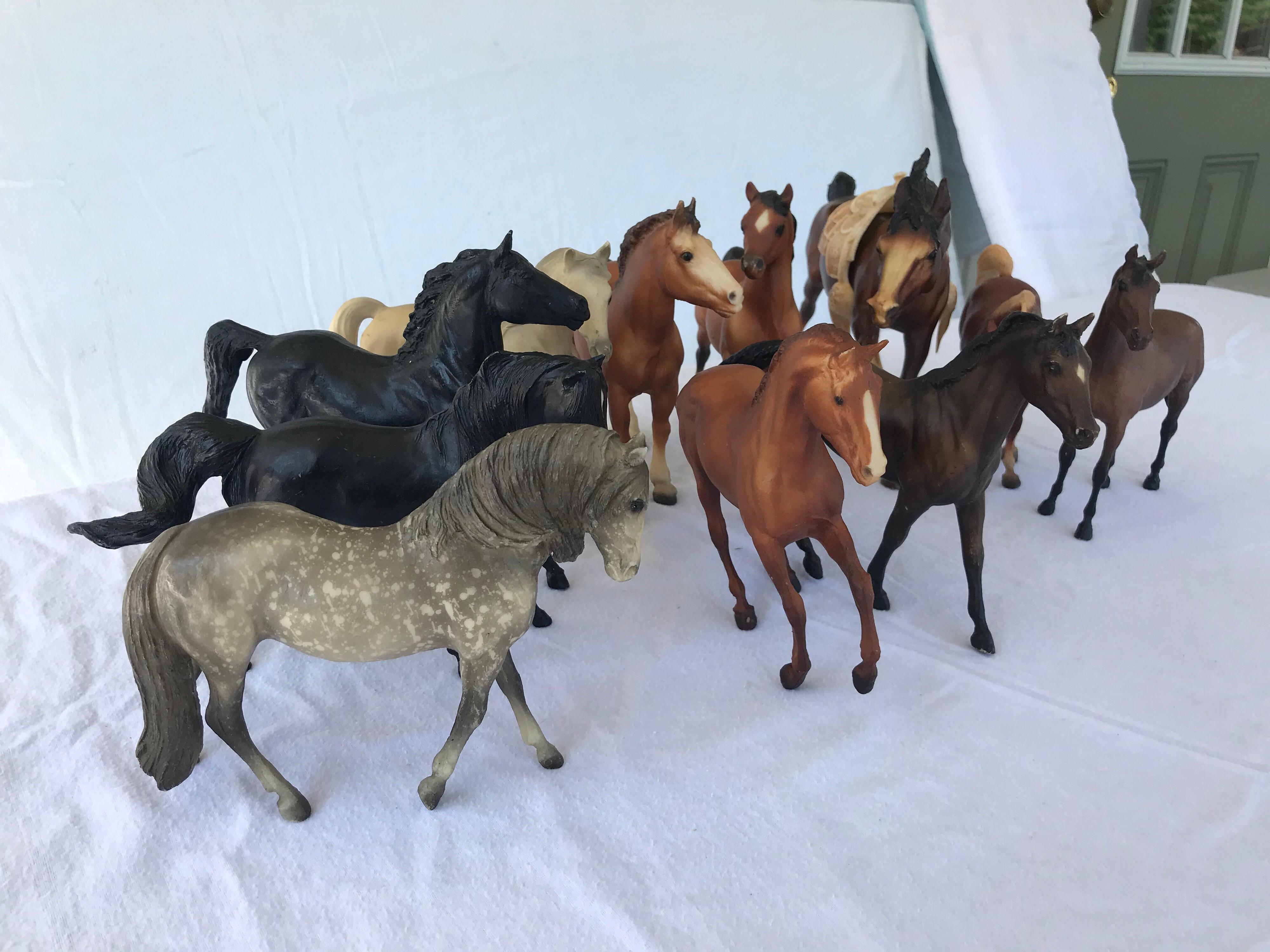 Late 20th Century Collection of Vintage Breyer Horses