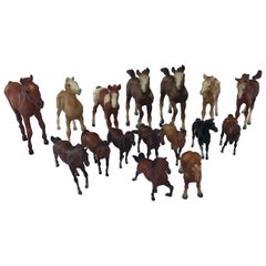 Collection of Vintage Breyer Horses