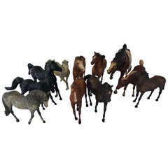 Collection of Vintage Breyer Horses