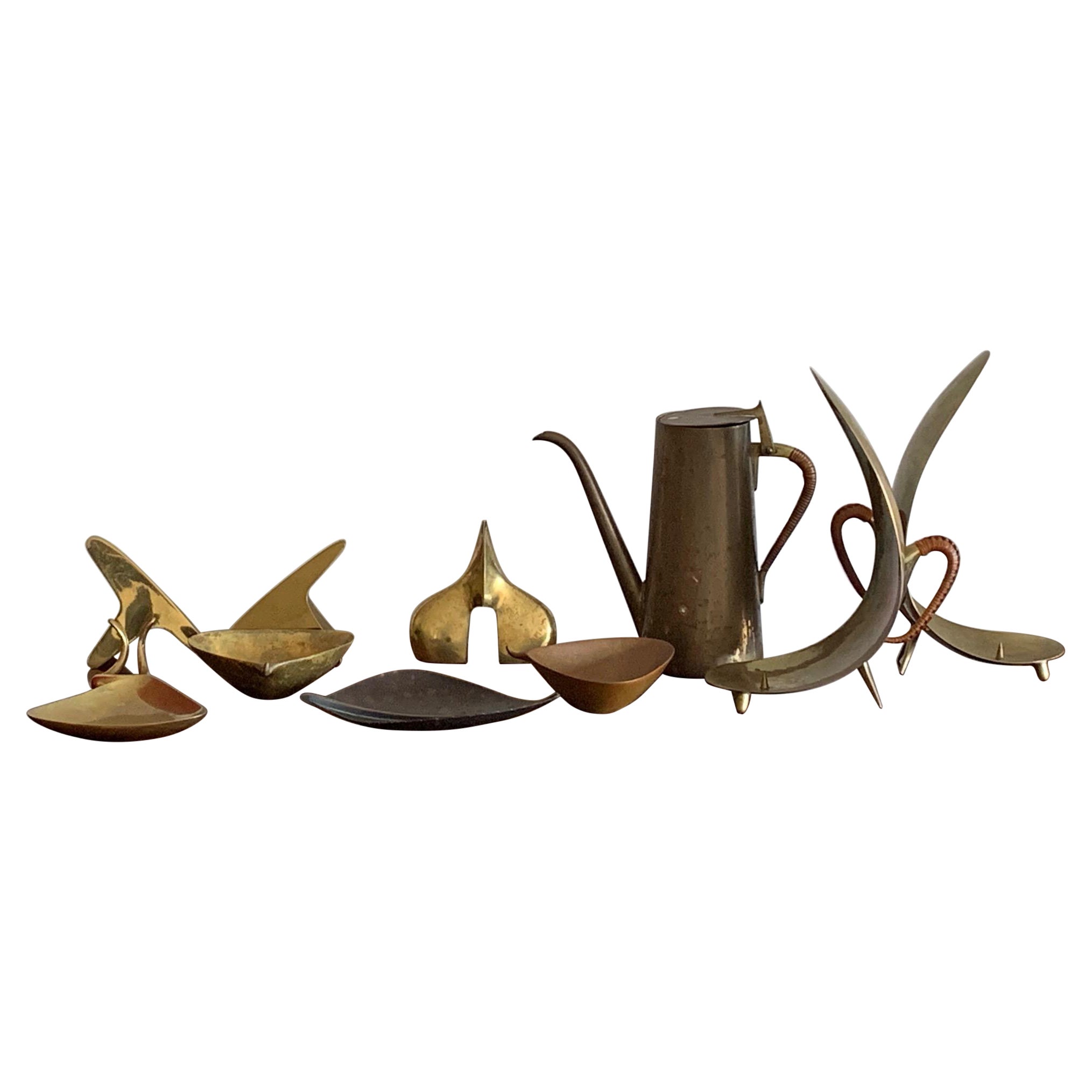 Sammlung von Vintage-Pieces von Carl Aubock