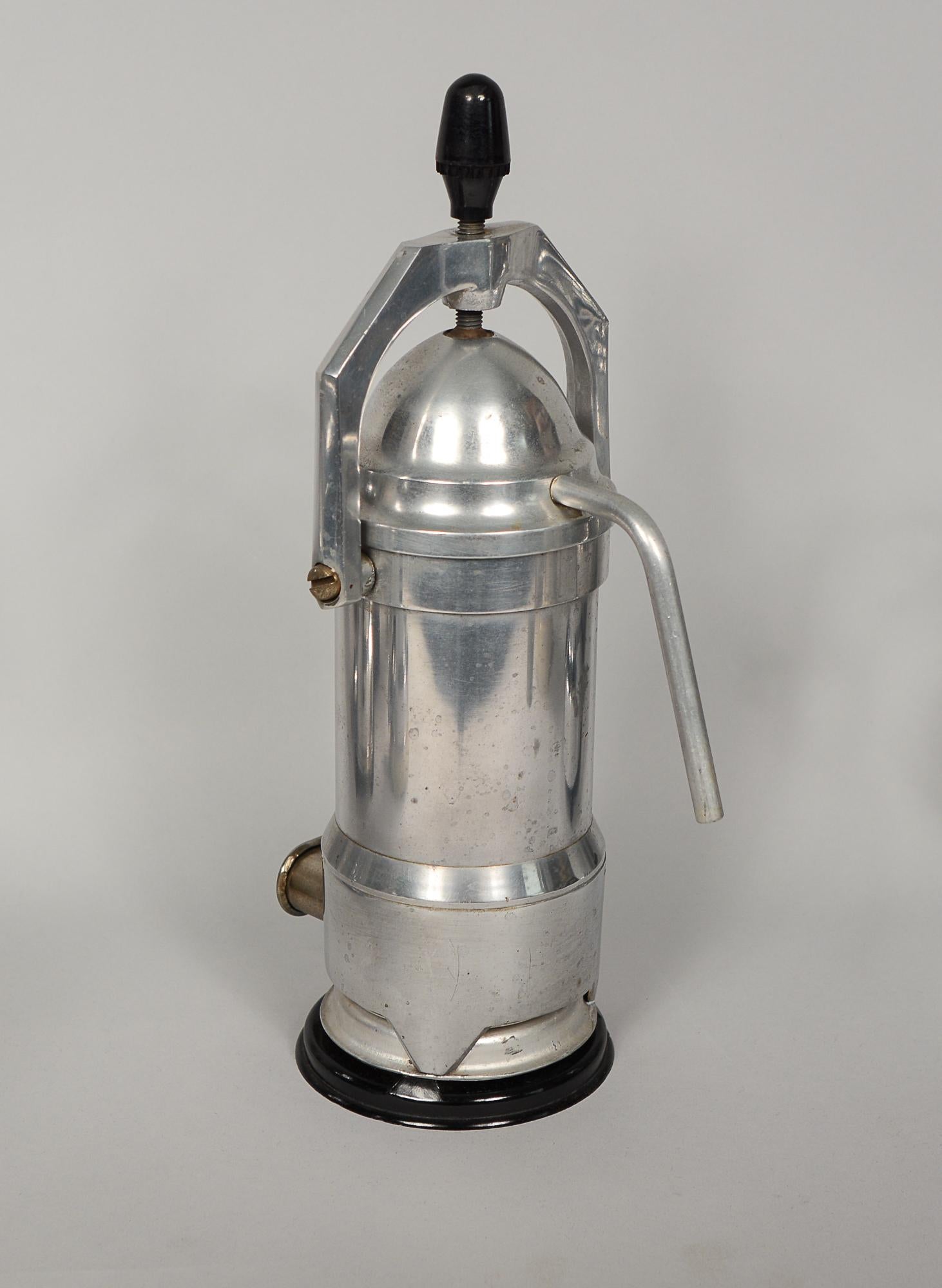 European Collection of Vintage Espresso Makers in Chrome and Aluminum For Sale