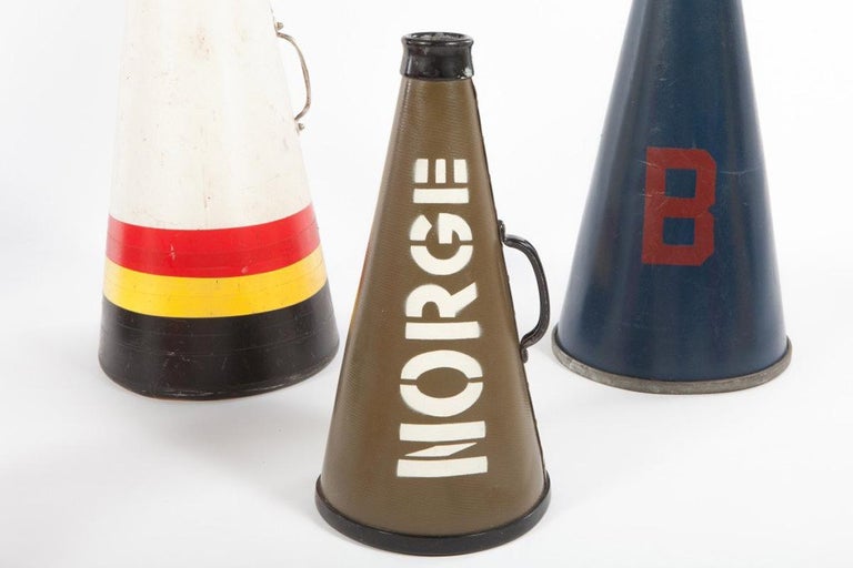 Collection of Vintage Megaphones For Sale at 1stDibs antique