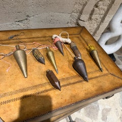 Collection of Vintage Plumb Bobs Mid Century Modern
