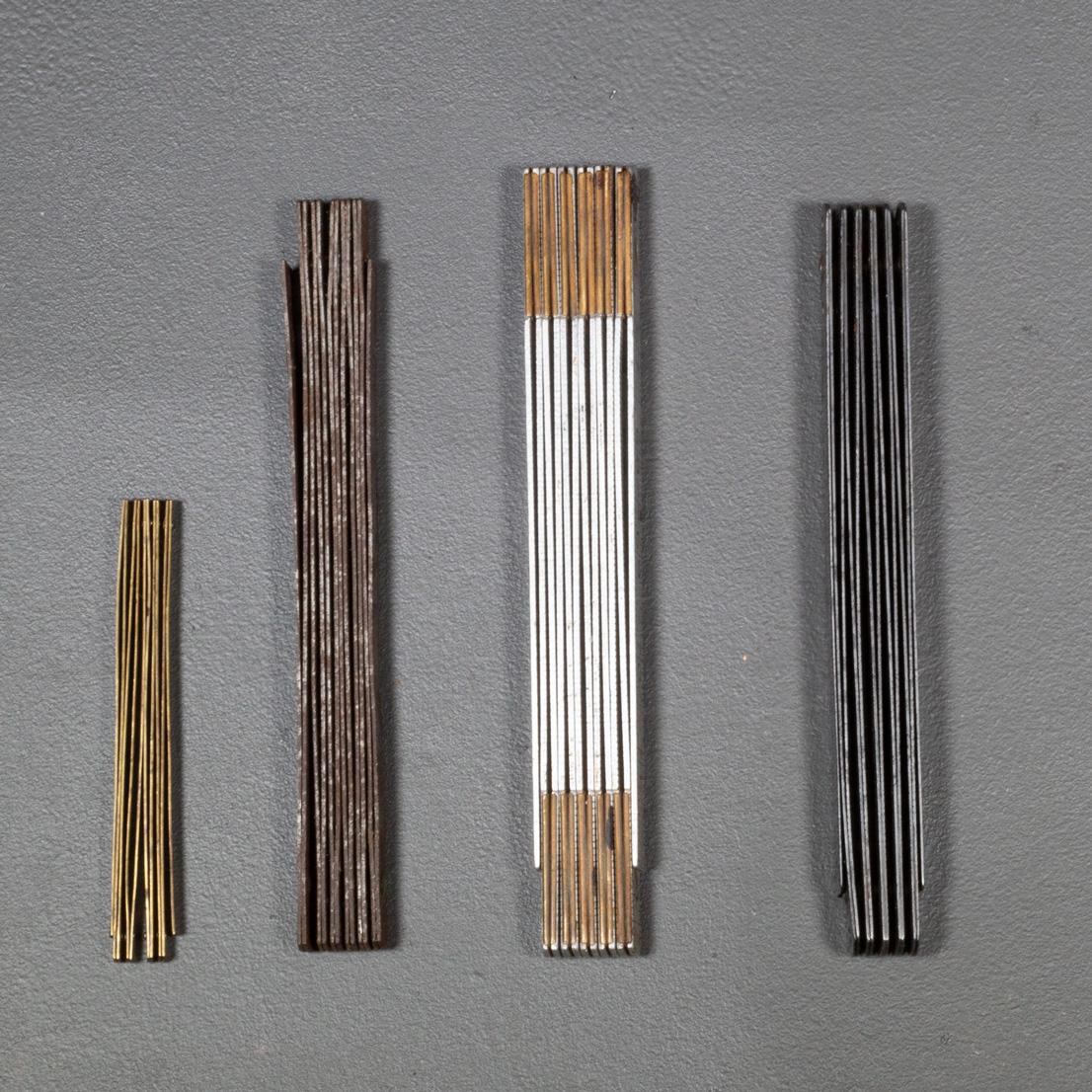 Brass Collection of Vintage Rulers c.1940