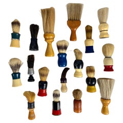 Collection of Vintage Shaving Brushes