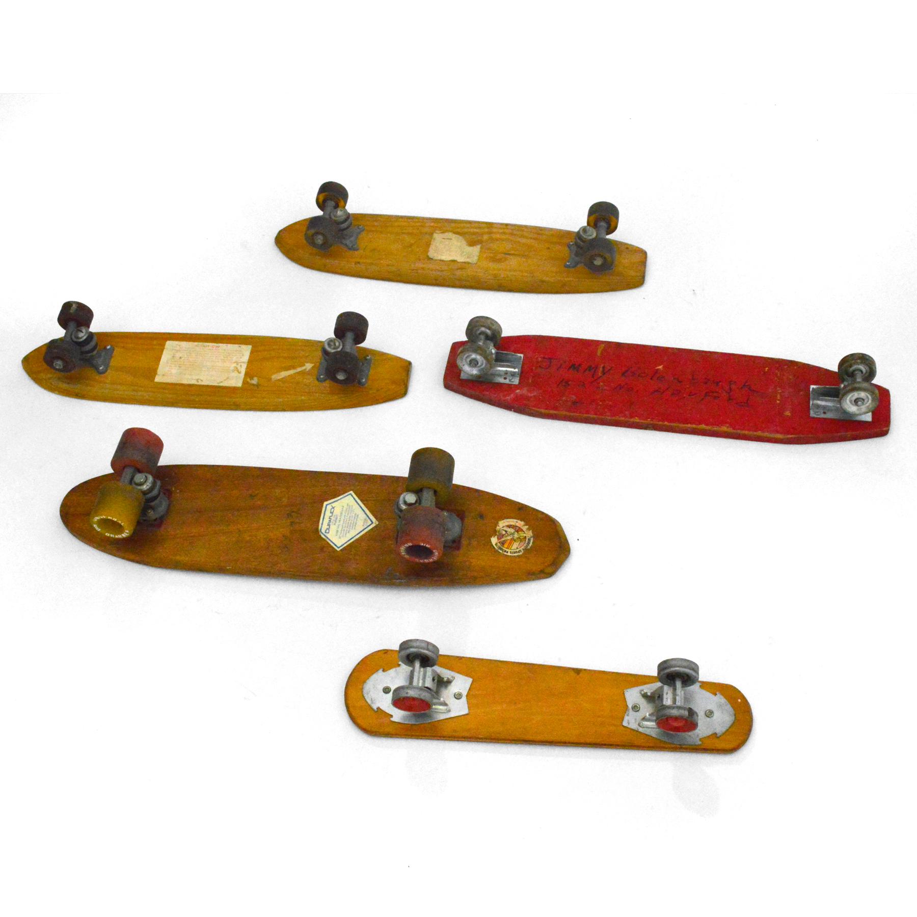 Mid-Century Modern Collection of Vintage Skateboards