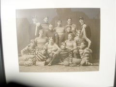 Collection of Vintage Sporting Photographs Including Yale Team