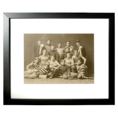 Collection of Vintage Sporting Photographs Including Yale Team