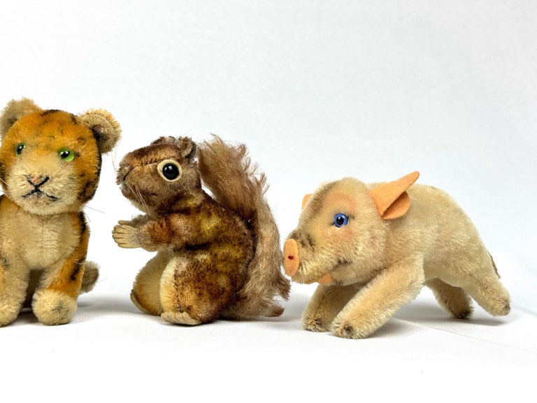 Lot De 5 Animaux Steiff Miniatures - Année 1964 - Original, Occasion