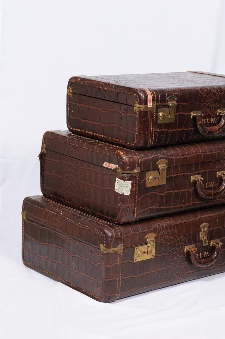 Collection of Vintage Suitcases For Sale at 1stDibs