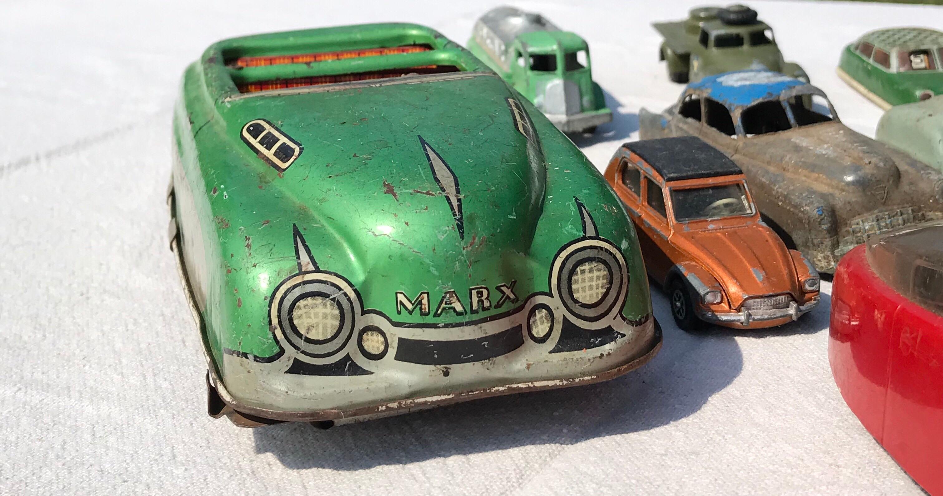 old metal toy cars