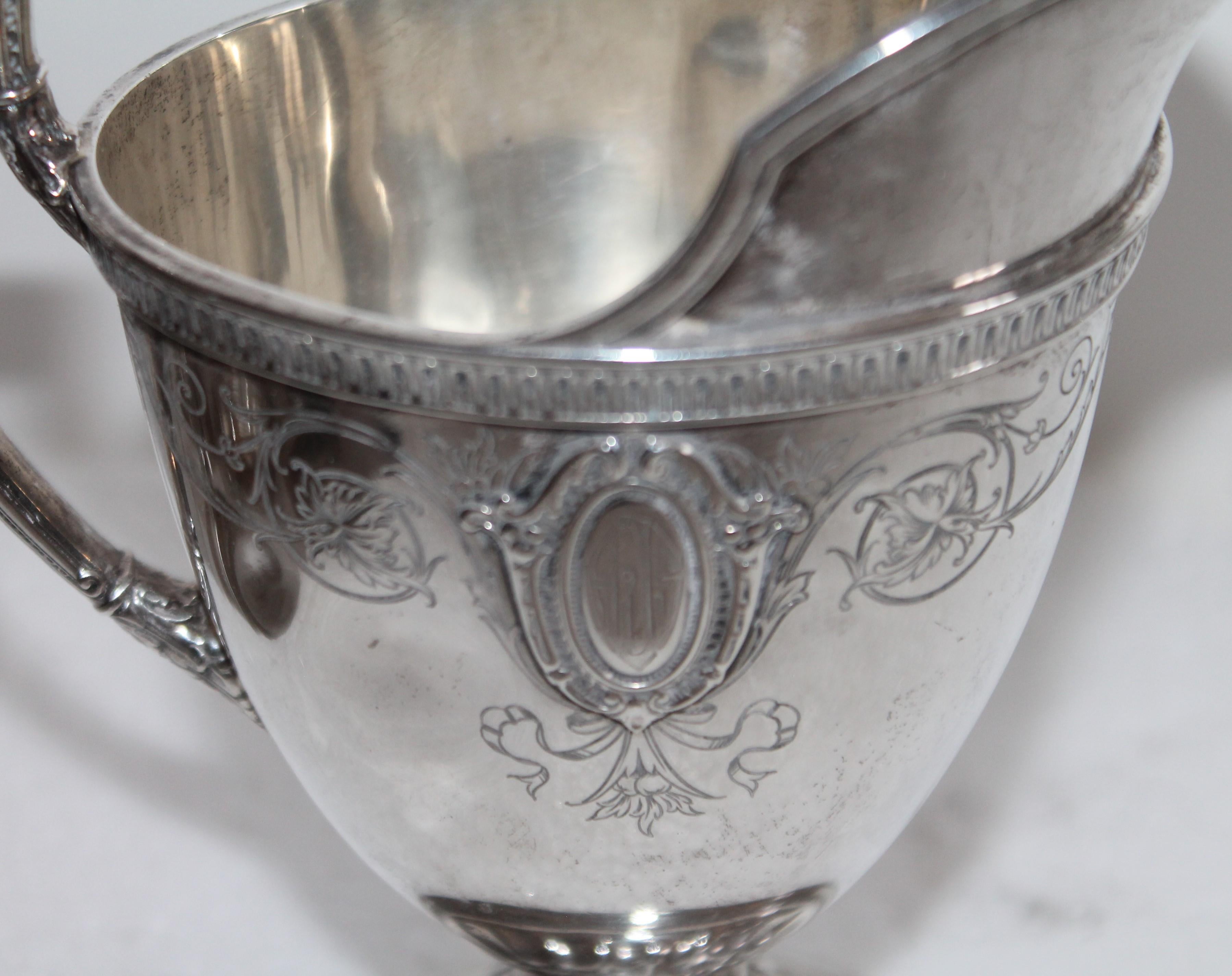 Collection of Wallace Silver Sterling Tea Set, 5 Pieces For Sale 3