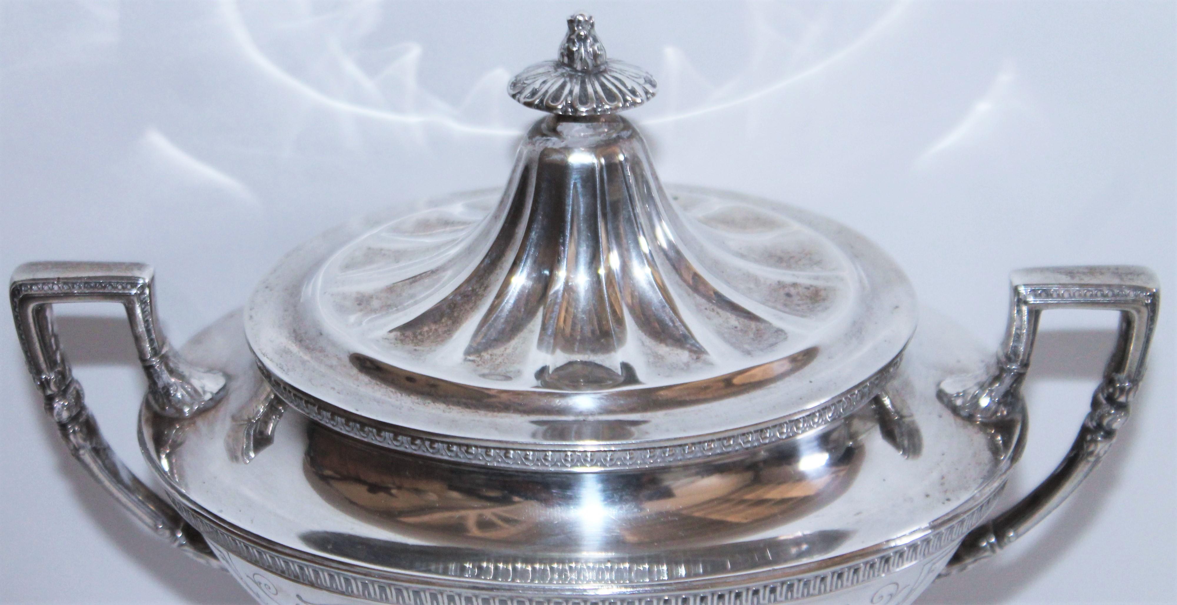 American Collection of Wallace Silver Sterling Tea Set, 5 Pieces For Sale