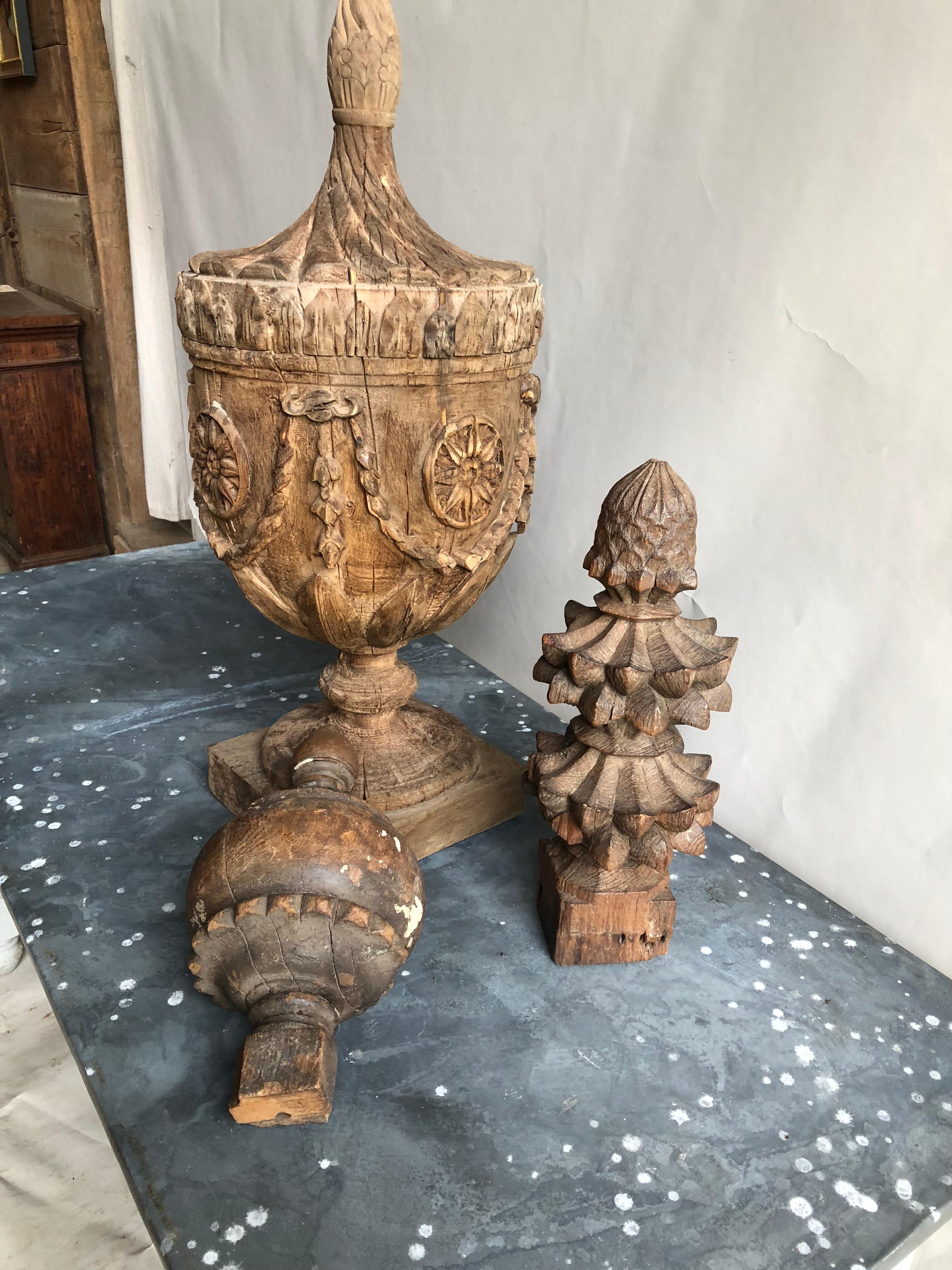 Collection Of Wood Finials 6
