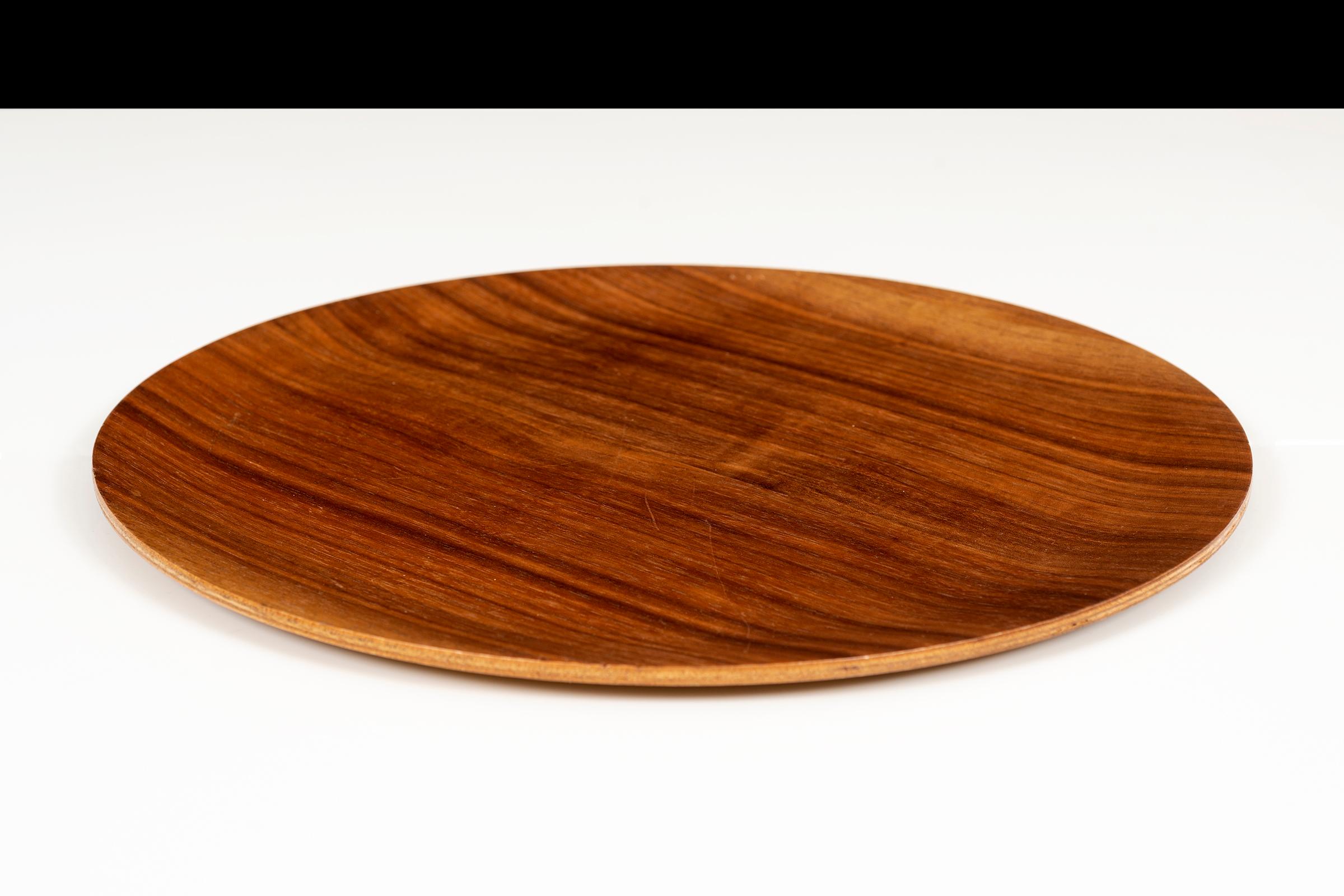 Mid-Century Modern Collection of Wood Serving Pieces For Sale
