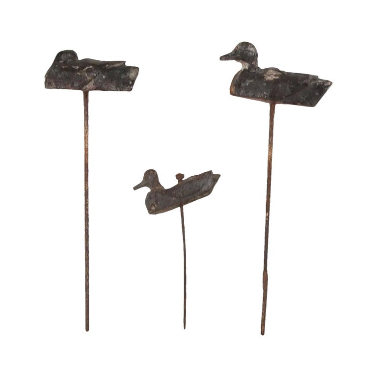 Collection of Wooden Decoy Ducks For Sale at 1stDibs