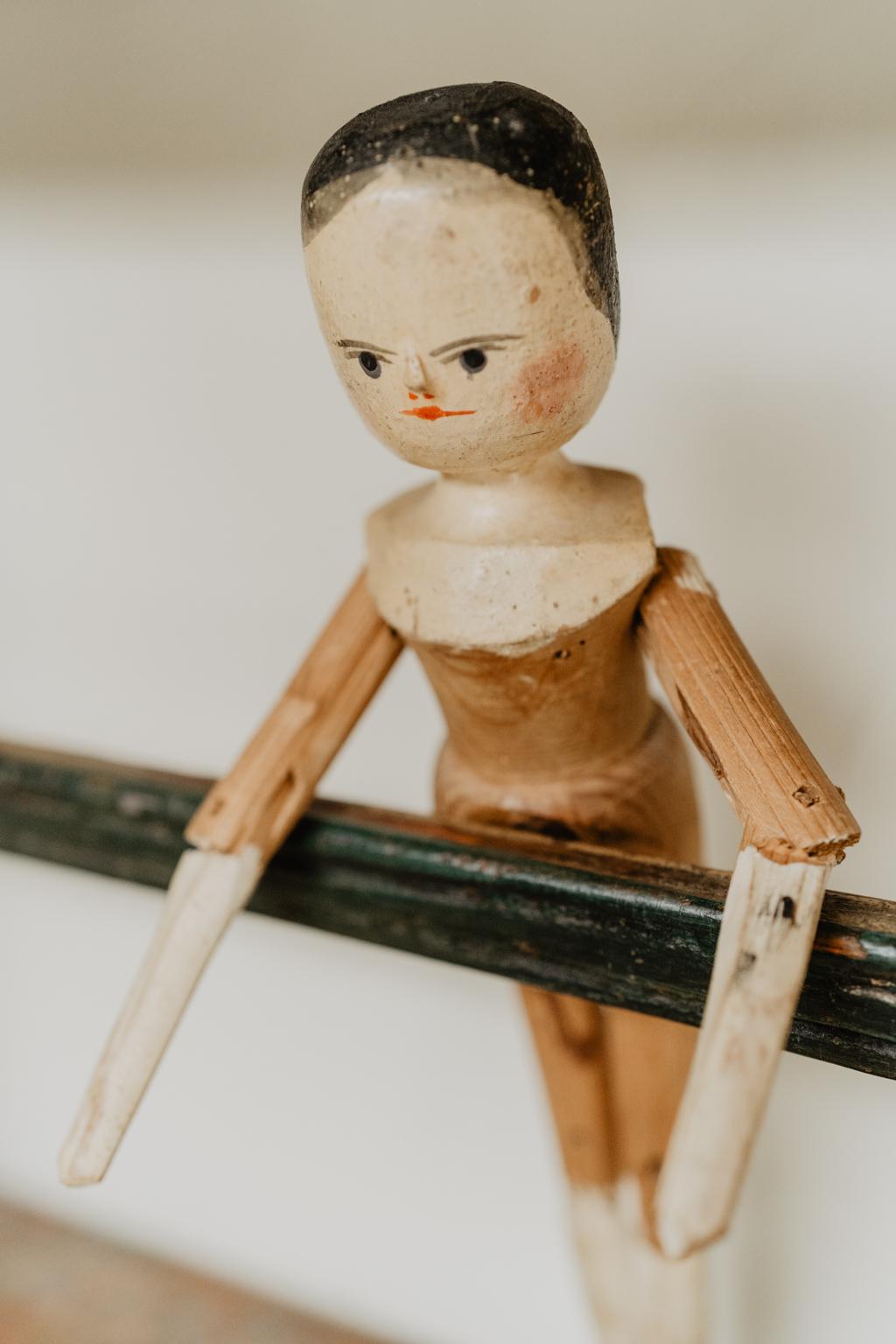 Collection of Wooden Peg Dolls 3