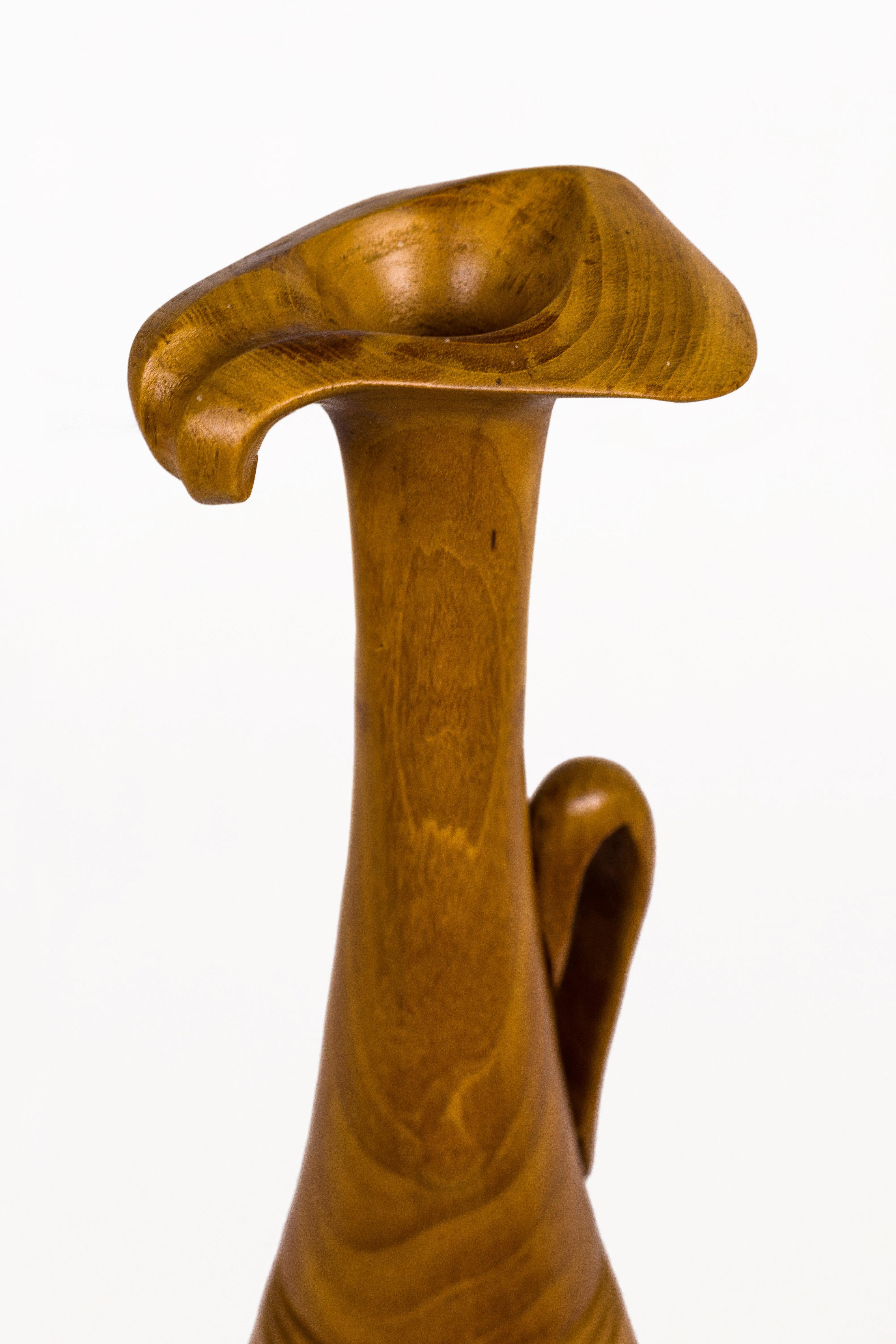 Turned Collection of Wooden Urns, circa 1960, Greece