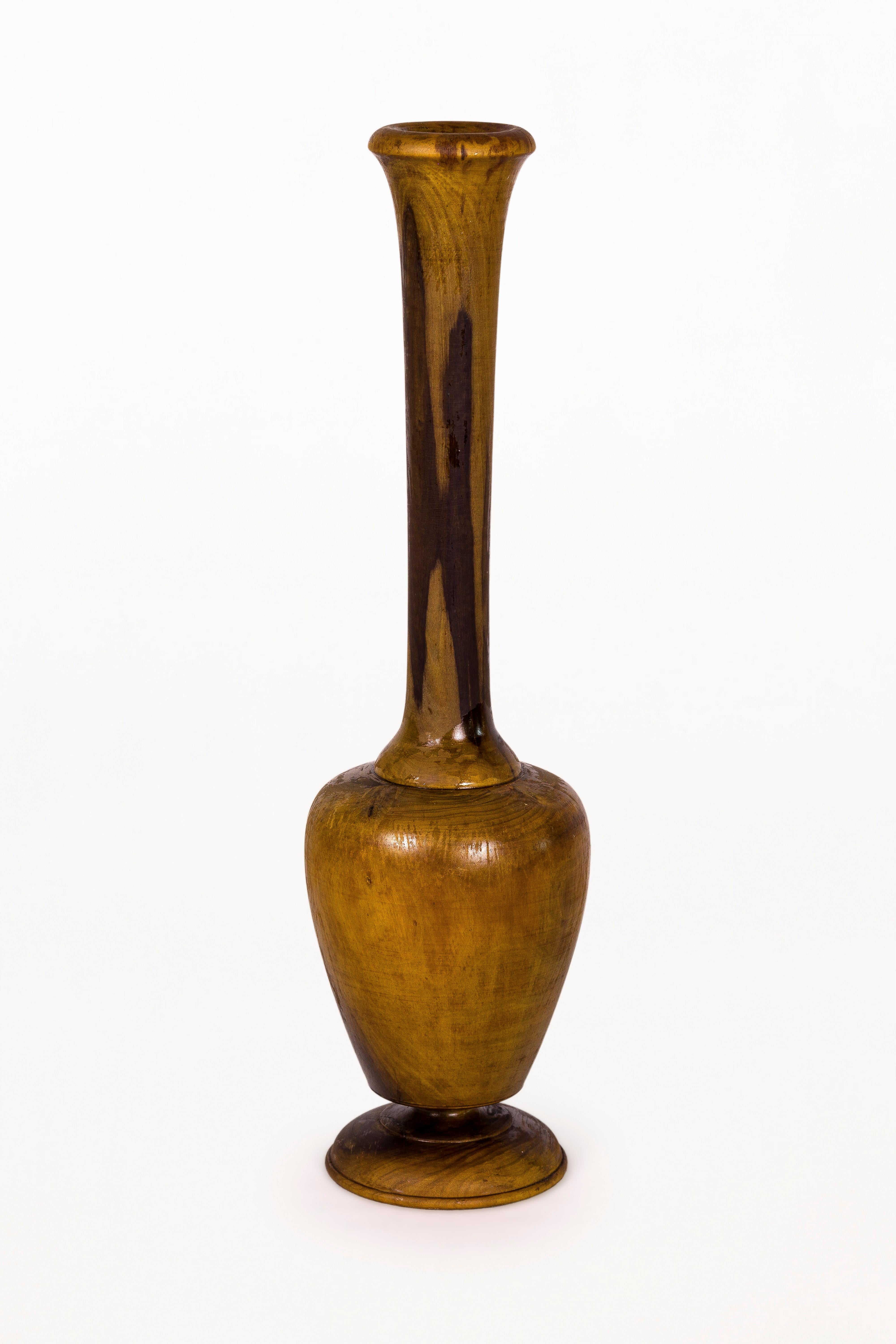 Collection of Wooden Urns, circa 1960, Greece 1