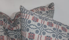 Collection of Woven Coverlet Pillows