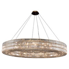 Collection Orione Chandelier, Metal and Crystal, NCS 196/90 by JAGO