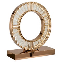 Collection Orione Table Lamp, Metal and Crystal, NCL 116/50 by JAGO