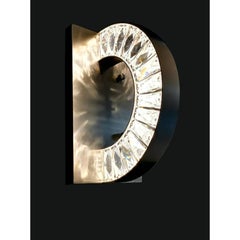 Collection Orione Wall Lamp, Metal and Crystal, NCA 194 by JAGO