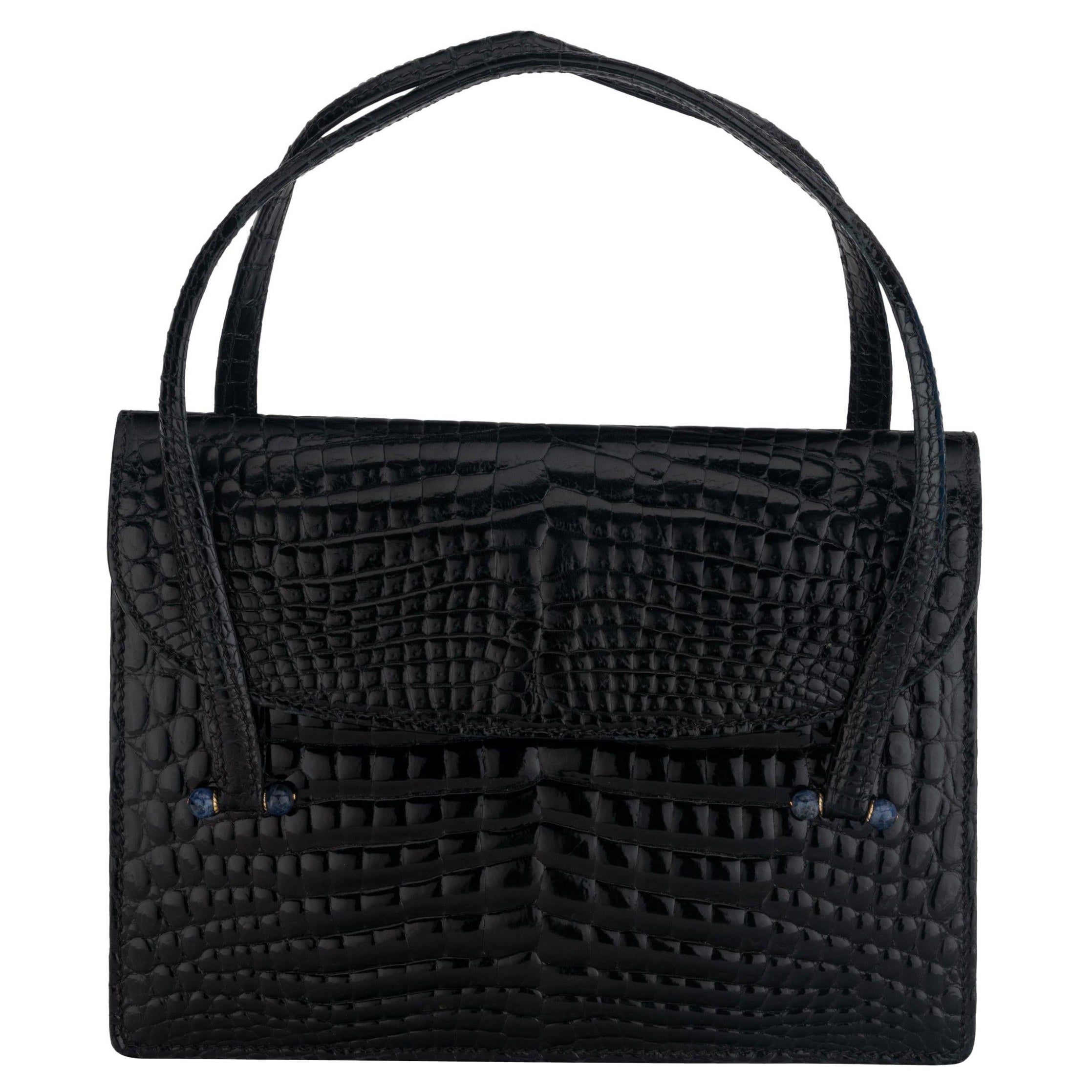 Bolso Negro Collection Privée - Años 80