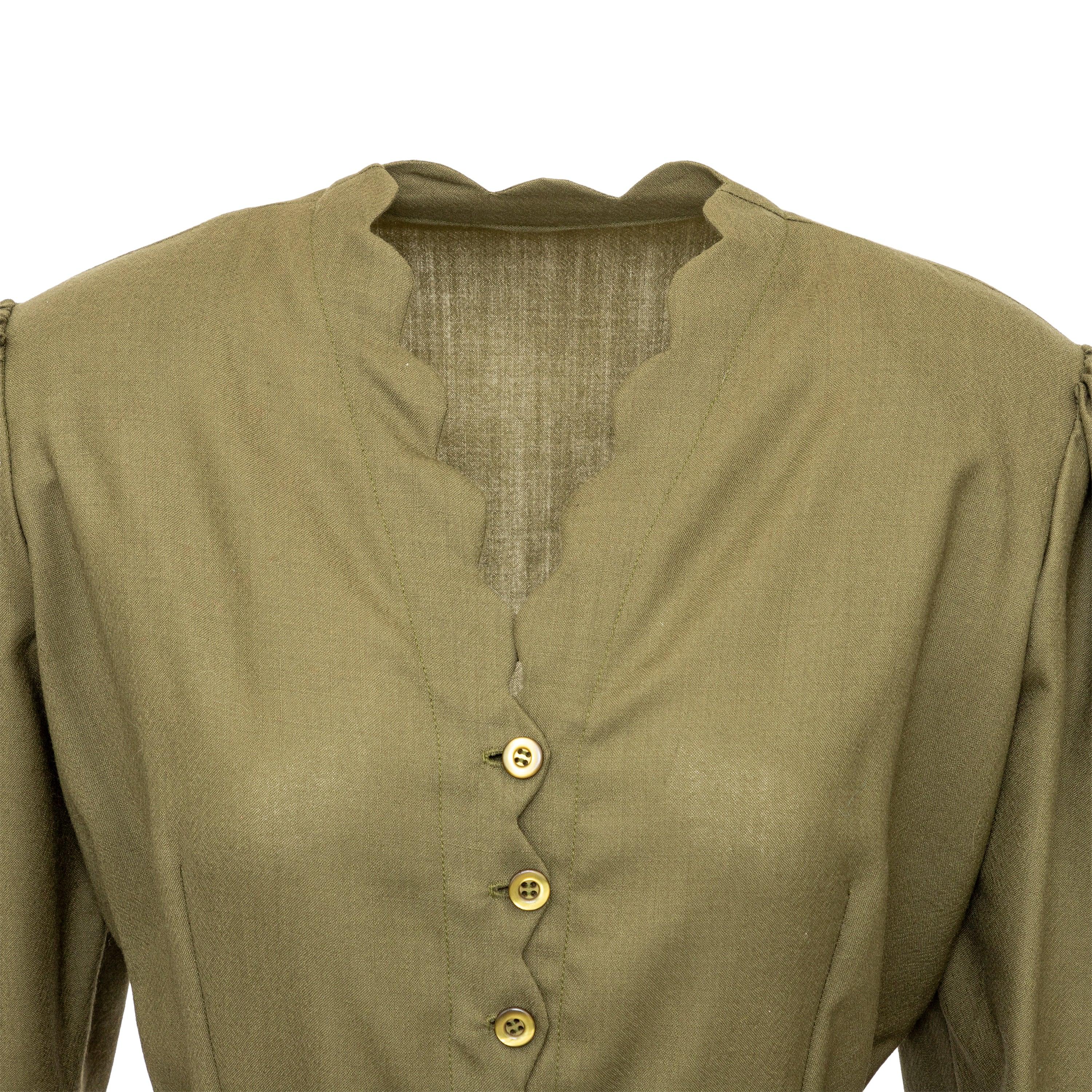 Collection Privée Grünes Oberteil - 90er Jahre im Zustand „Hervorragend“ im Angebot in Milano, IT