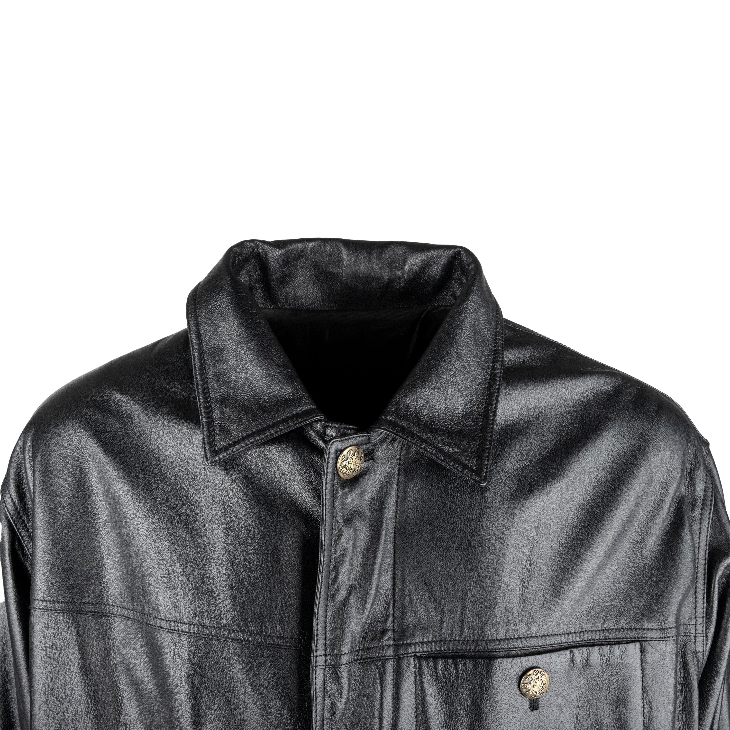 Gray Collection Privée Leather Jacket - '00s For Sale