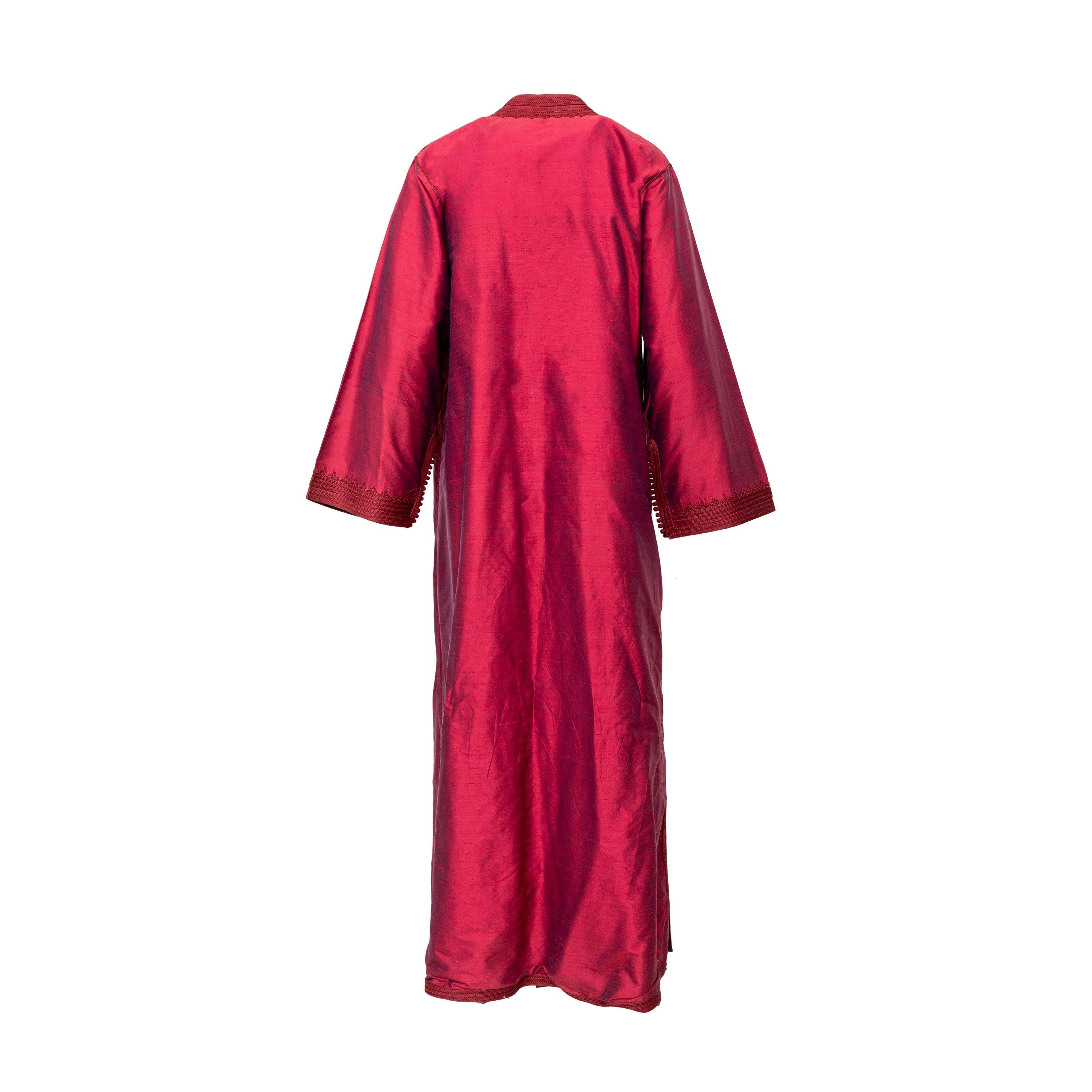 Chaqueta larga bordada Collection Privée - Años 90 Rojo en venta