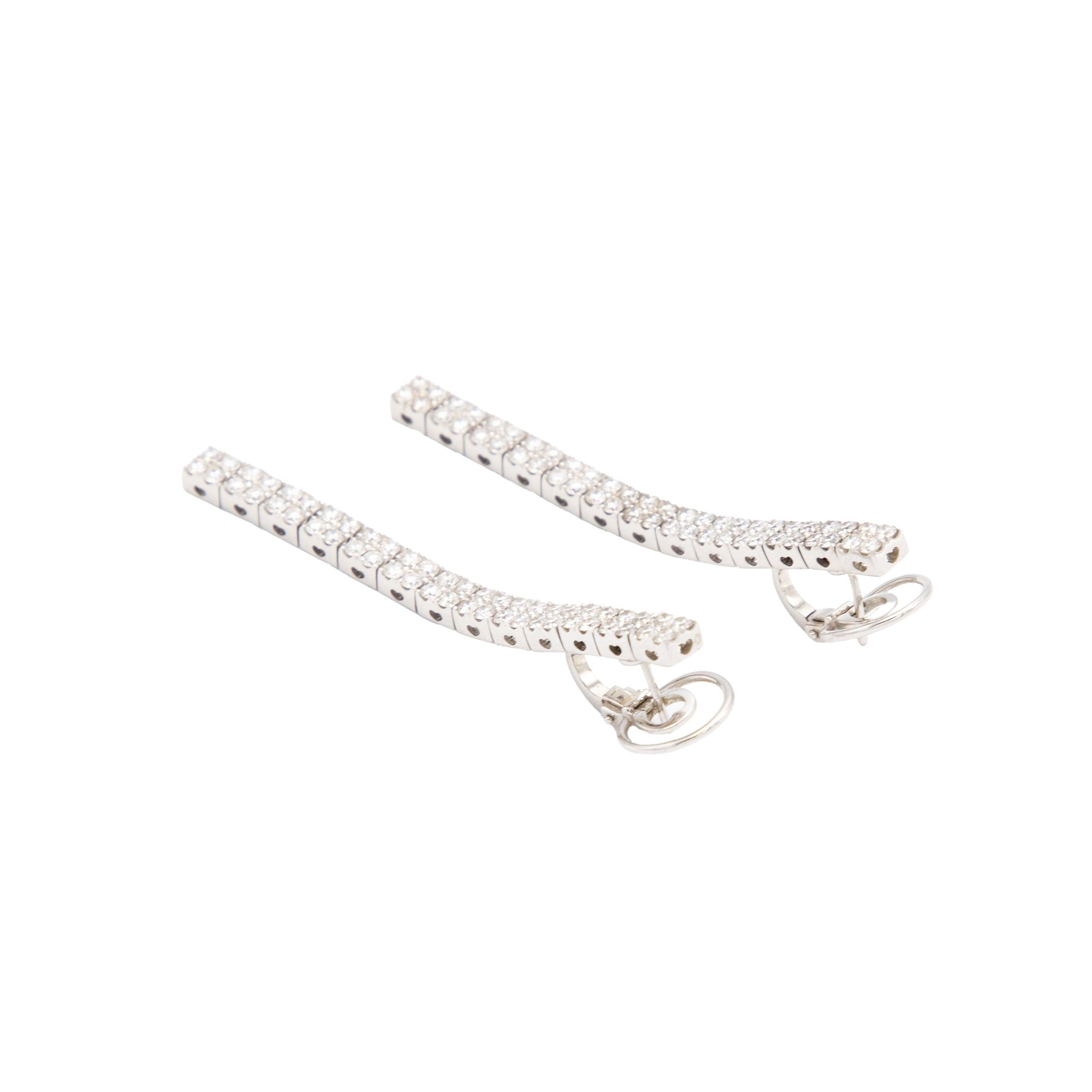 Collection Privée Pendant Earrings with Diamonds - '00s For Sale 1