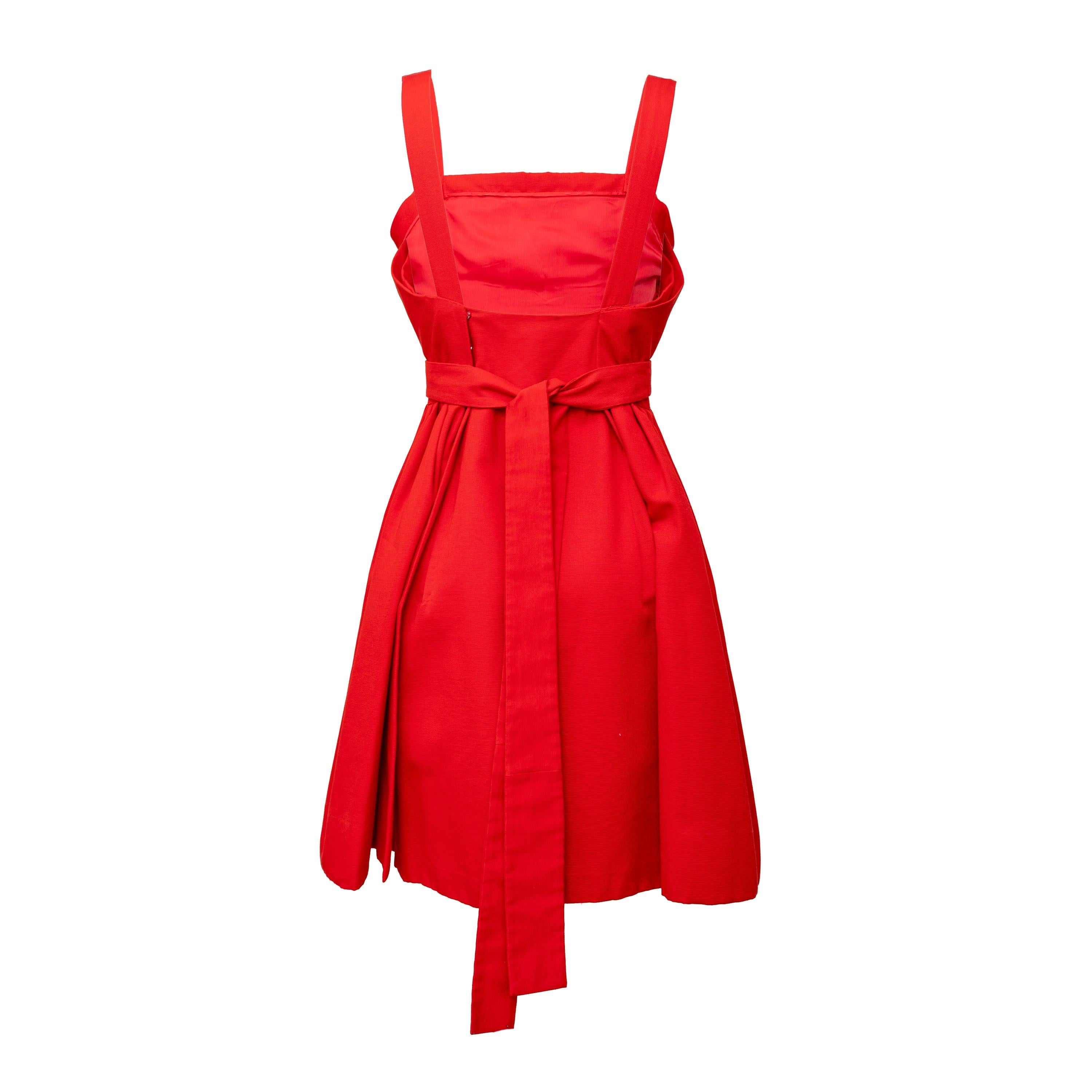 Red Collection Privée Sartorial Dress - '90s For Sale