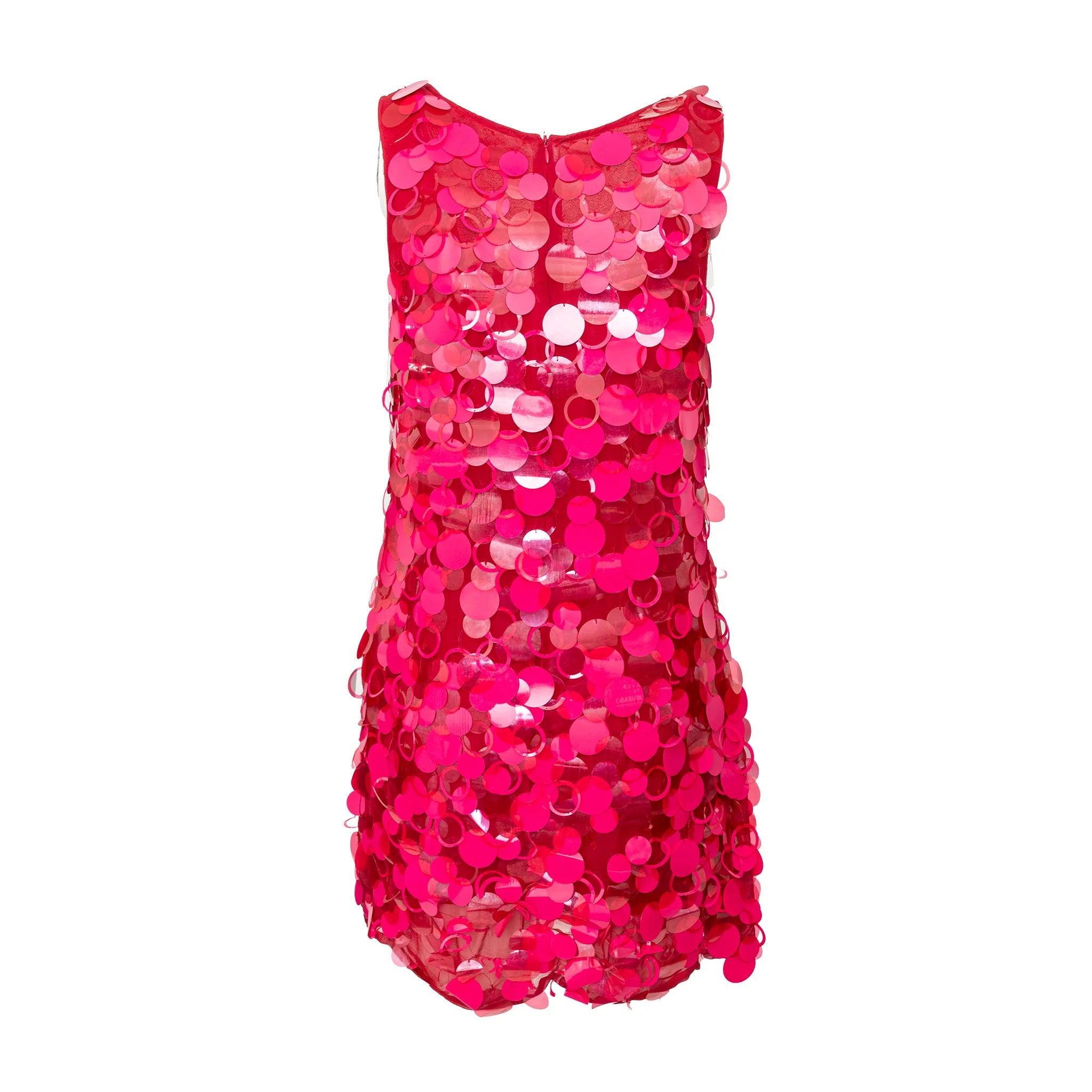 Rouge Collection Privée Robe à paillettes - Années 10 en vente