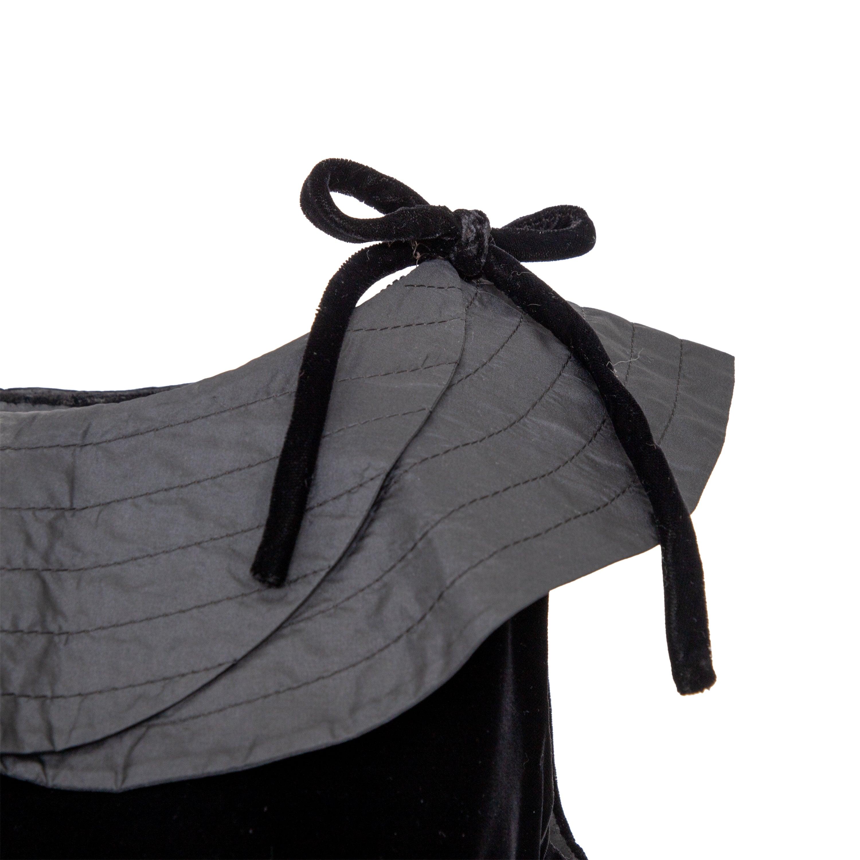 Nero Top in velluto Collection'S - Anni '90 in vendita