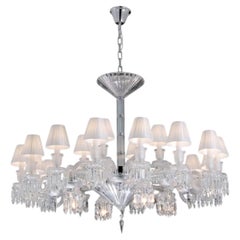 Collection Regina Chandelier, Metal and Crystal, NCS 220/24 WS by JAGO