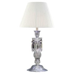 Collection Regina Table Lamp, Metal and Crystal, NCL 221/WS by JAGO
