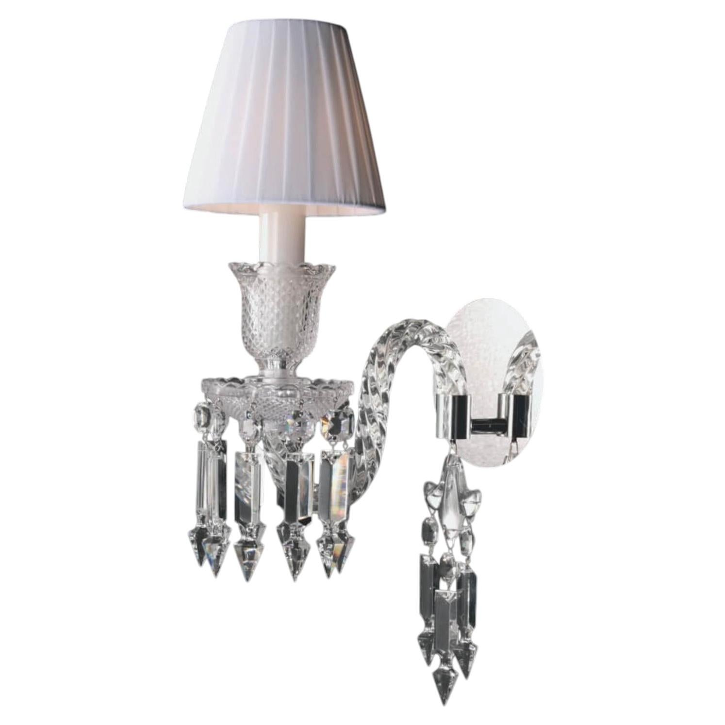 Collezione Regina - Lampada da parete, metallo e cristallo, NCA 202/WS di JAGO