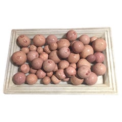 Collection Rose Colored Stone Balls, Brazil, Contemporary