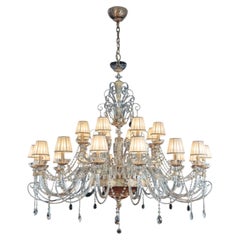 Collection Royal Chandelier, Metal and Crystal, NCS 459 WS by JAGO