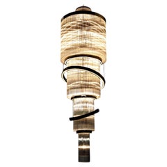 Collection Saturno Chandelier, Metal and Crystal, NCS 043/100 by JAGO