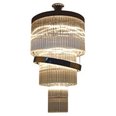 Collection Saturno Chandelier, Metal and Crystal, NCS 043/130 by JAGO