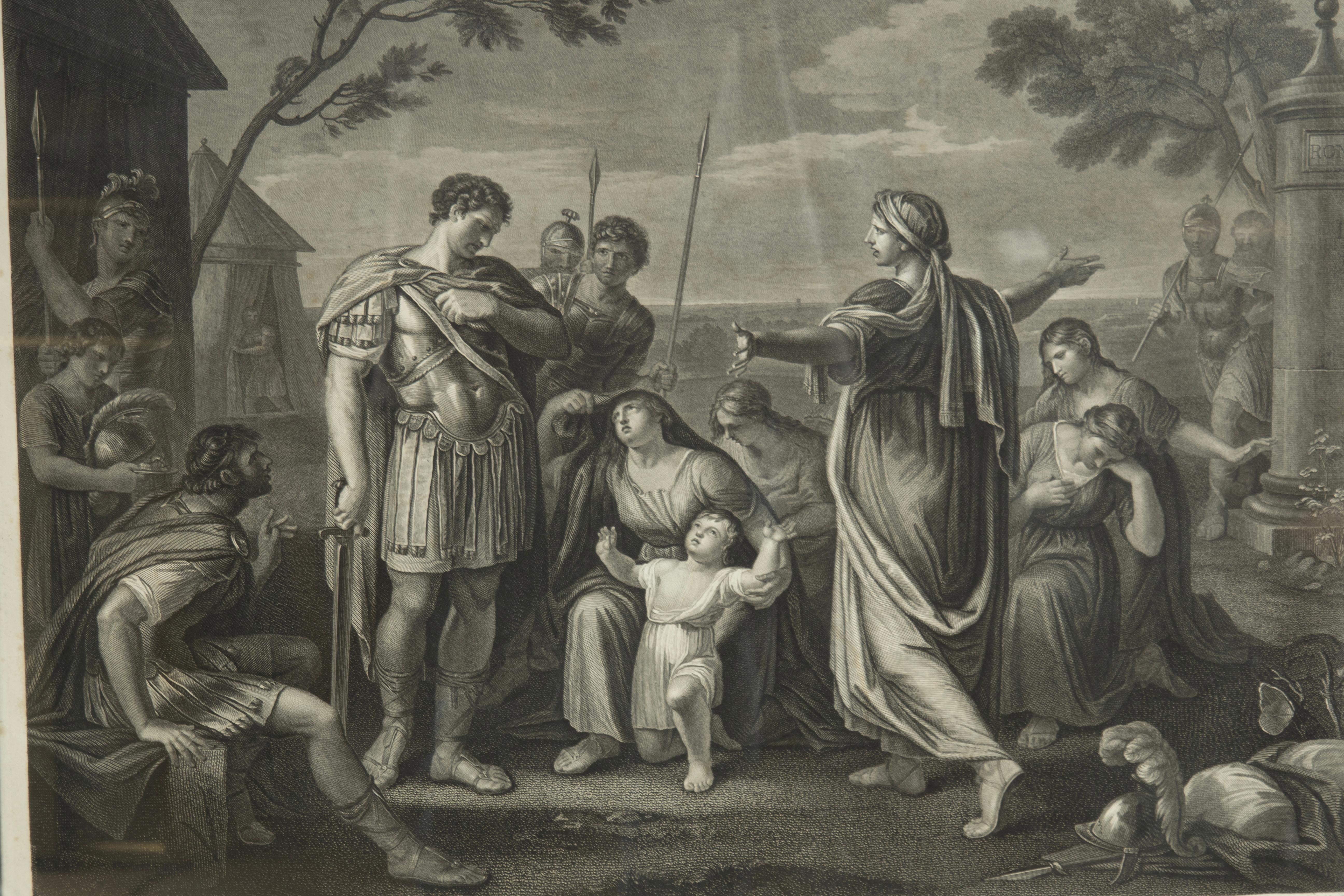 Collection six encadrées  Gravures de scènes de théâtre de Shakespeare par Boydell en vente 2