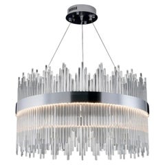Collection Spiga Chandelier, Metal and Glass, NCS 162/1/40 by JAGO